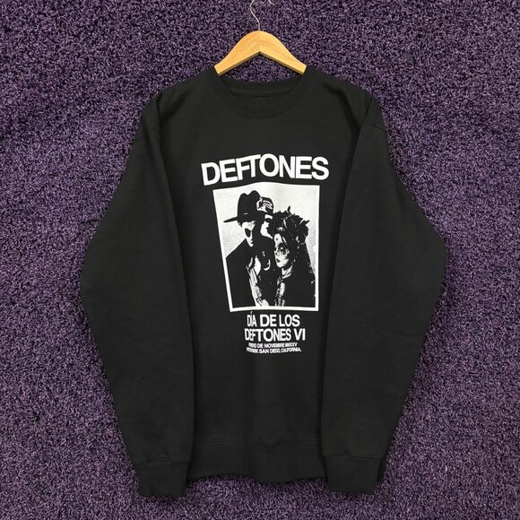 Deftones Dia de los Deftones IV Rock Show Crewneck Sweater L - Picture 1 of 4